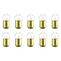 BA15s Base S-8 shape 6.4 V CEC Industries #1129 Bulbs Box of 10 16.832 W